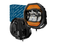 Apaļas Formas Tālās Gaismas Papildlukturis Ar Gabarītgaismu 160w 12000Lm (227mm) Eiropas Sertifikāts